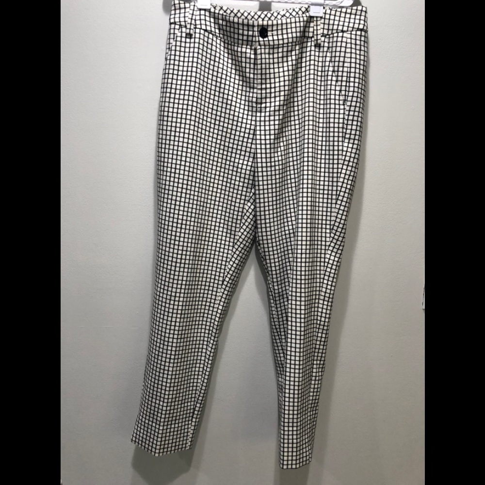 CAbi Checkered Dress Pants